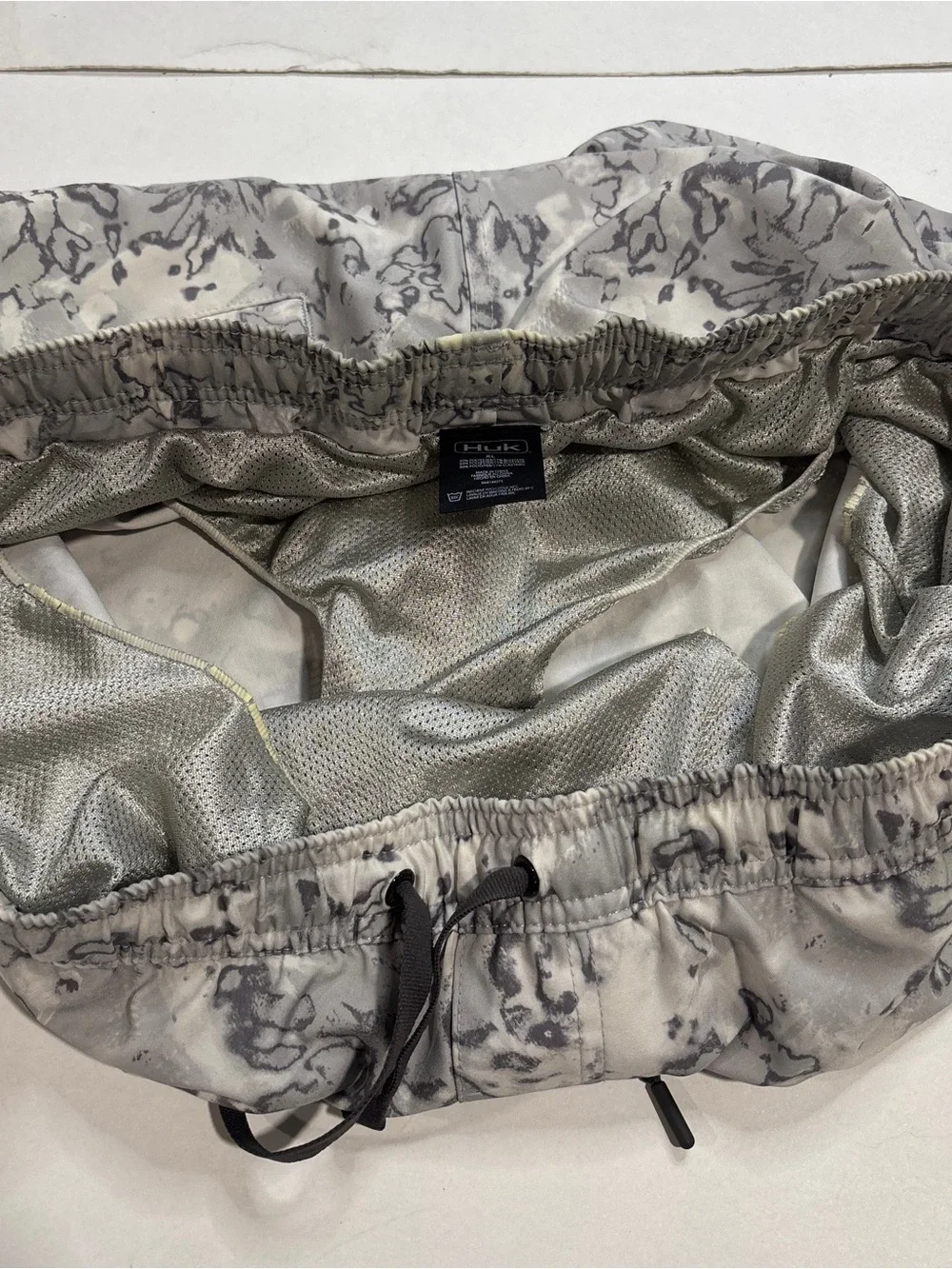 HUK Pursuit Volley Shorts Men’s XL Swimming Trunk Harbor Mist Brief Lined